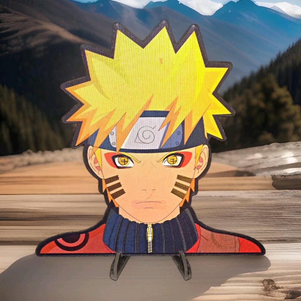 Naruto Uzumaki Sage Six Paths 3D Motion Anime Lenticular Sticker Car Decal